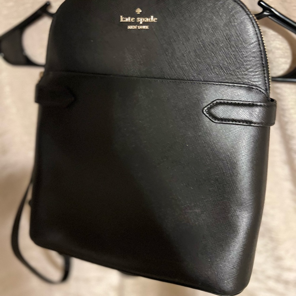 Kate Spade Black Leather Women's Backpack